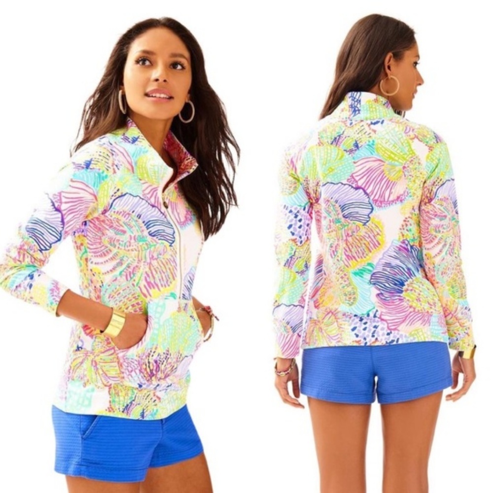 Lilly Pulitzer Reagan Zip Up NWT sz Small